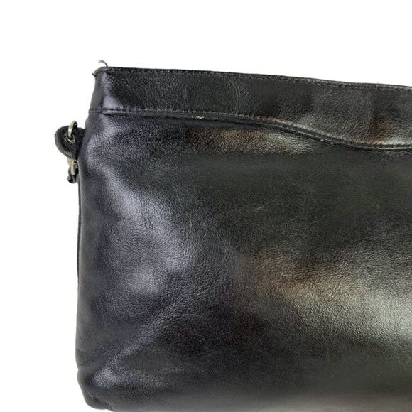 Etienne Aigner Womens Black Vintage Genuine Leather Shoulder Bag Purse Handbag - Picture 11 of 16